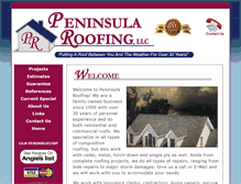 Tablet Screenshot of penroof.com